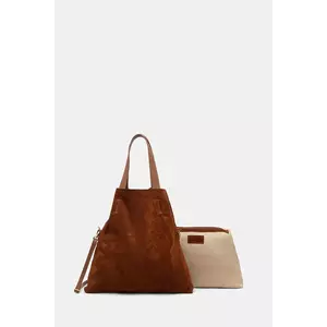 Answear Lab geanta de mana din piele intoarsa imagine