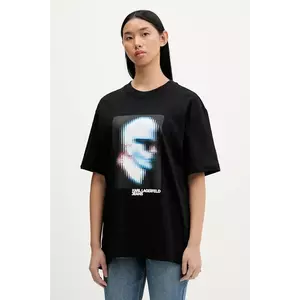 Karl Lagerfeld Jeans tricou din bumbac imagine