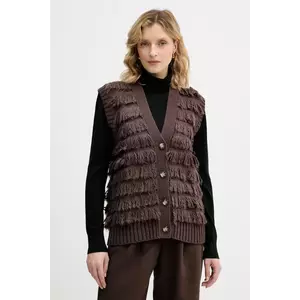 Sisley vestă din amestec de lână imagine