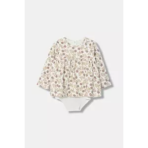 United Colors of Benetton rochie de catifea pentru bebeluși imagine