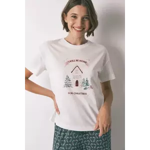 women'secret tricou de pijama din bumbac imagine