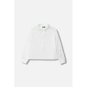 United Colors of Benetton cămașă de bumbac pentru copii imagine