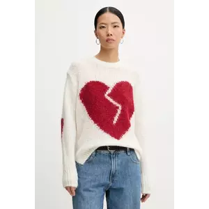AllSaints pulover din amestec de lână LUVHEART imagine
