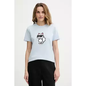 Karl Lagerfeld tricou din bumbac imagine