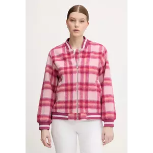 United Colors of Benetton jachetă bomber din lână imagine