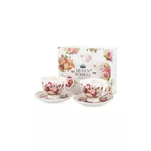 home & lifestyle set de cești și farfurioare pentru 2 persoane. 250 ml imagine