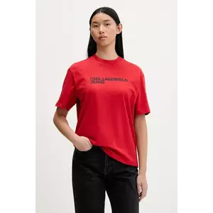 Karl Lagerfeld Jeans tricou din bumbac imagine