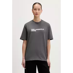 Karl Lagerfeld Jeans tricou din bumbac imagine