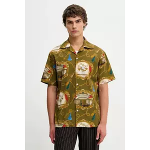 Drôle de Monsieur cămașă din bumbac La Chemise Grand HUtel imagine