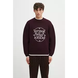 Drôle de Monsieur pulover de lână La Maille Slogan imagine