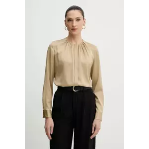 BOSS cămașă de mătase imagine