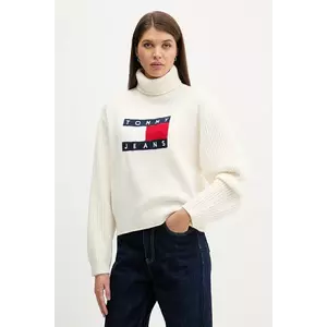 Tommy Jeans pulover din amestec de lână imagine