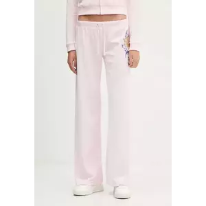 Juicy Couture pantaloni de trening din velur Wrap You Up imagine