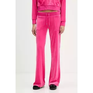 Juicy Couture pantaloni de trening din velur Layla imagine