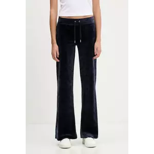 Juicy Couture pantaloni de trening din velur Monogram Lisa imagine