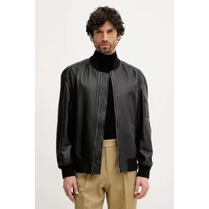 BOSS Orange geacă de piele Jakri Jakri imagine