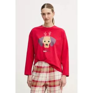 United Colors of Benetton longsleeve de pijama imagine