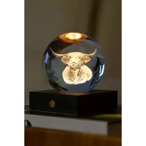 Gingko Design lampă decorativă LED fără fir Amber Crystal Light 9, 5 x 8 x 8 cm imagine
