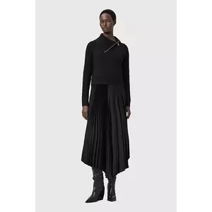 AllSaints rochie din amestec de lână de alpaca imagine