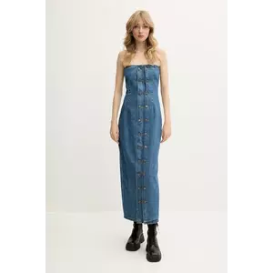 Rotate rochie din denim imagine