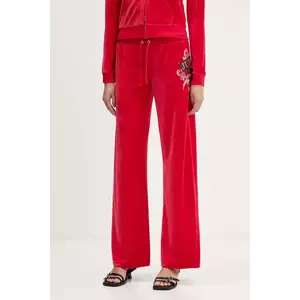 Juicy Couture pantaloni de trening din velur Wrap You Up imagine