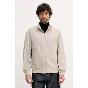 BOSS Orange geacă din piele întoarsă Jarip Jarip imagine