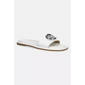 MICHAEL Michael Kors slapi de piele Milan Slide imagine