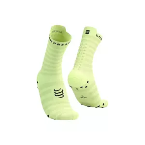 Compressport șosete Pro Racing Socks v4.0 Ultralight Run High - White/Alloy imagine