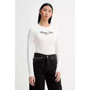 Tommy Jeans longsleeve din bumbac imagine