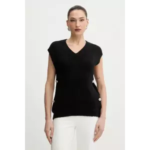 Morgan vestă din amestec de lână MPLUIE imagine