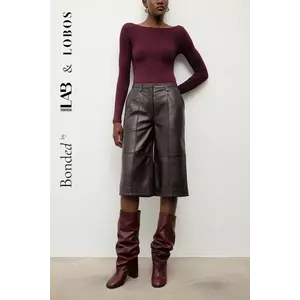 Bonded by Answear.LAB & LOBOS pantaloni de piele imagine