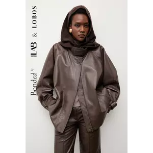 Bonded by Answear.LAB & LOBOS cagulă cu lână merinos imagine