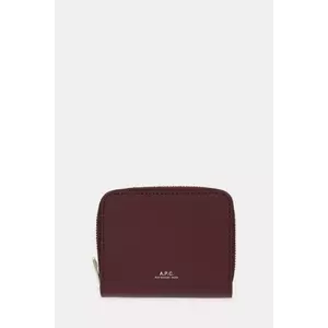 A.P.C. portofel de piele PORTE.MONNAIE CHELSEA imagine