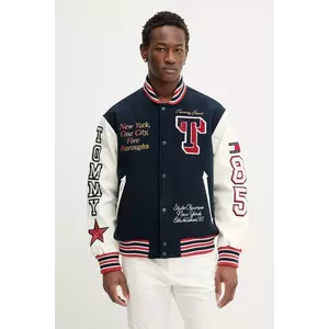 Tommy Jeans jachetă bomber din lână imagine