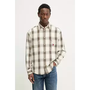 Tommy Jeans cămașă din bumbac imagine
