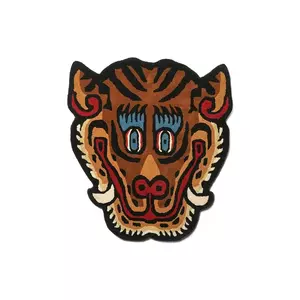 Bongusta covor de lână Tiger Face 92 x 100 cm imagine