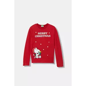 United Colors of Benetton longsleeve din bumbac pentru copii imagine