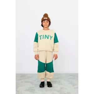 Tinycottons hanorac de bumbac pentru copii TINY COLOR BLOCK SWEATSHIRT imagine