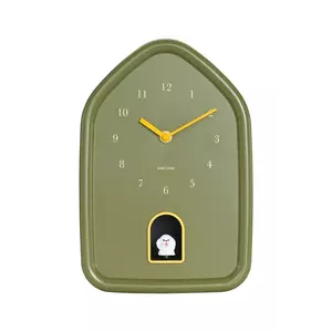 Karlsson ceas de perete cu sunet Modern Doggy 20 x 29 cm imagine