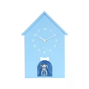 Karlsson ceas de perete cu sunet Dog House 36, 5 x 26, 5 cm imagine