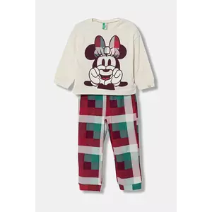 United Colors of Benetton pijamale de bumbac pentru copii 2-pack imagine
