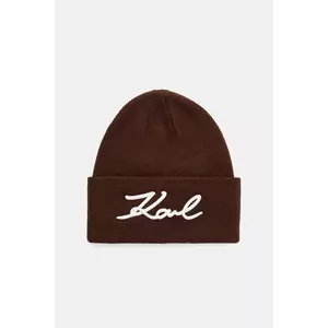 Karl Lagerfeld căciulă din amestec de lână K/SIGNATURE imagine