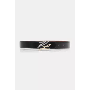 Karl Lagerfeld curea de piele cu două fețe K/AUTOGRAPH imagine
