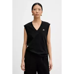 Karl Lagerfeld top din bumbac imagine