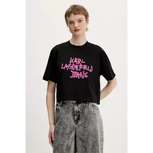 Karl Lagerfeld Jeans tricou din bumbac imagine