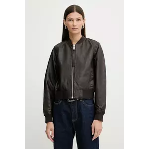 AllSaints geacă de piele ORTEN BOMBER JACKET imagine