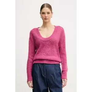 United Colors of Benetton pulover din amestec de mohair imagine