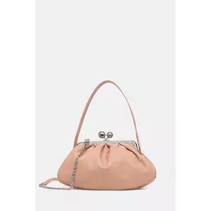 Weekend Max Mara poșetă de piele CUBICO imagine