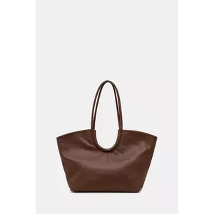 Answear.LAB geantă de piele Unscripted Collection imagine