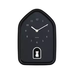 Karlsson ceas de perete cu sunet Modern Kitty 29 x 20 cm imagine